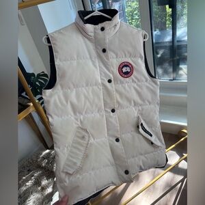 Canada Goose White Vest